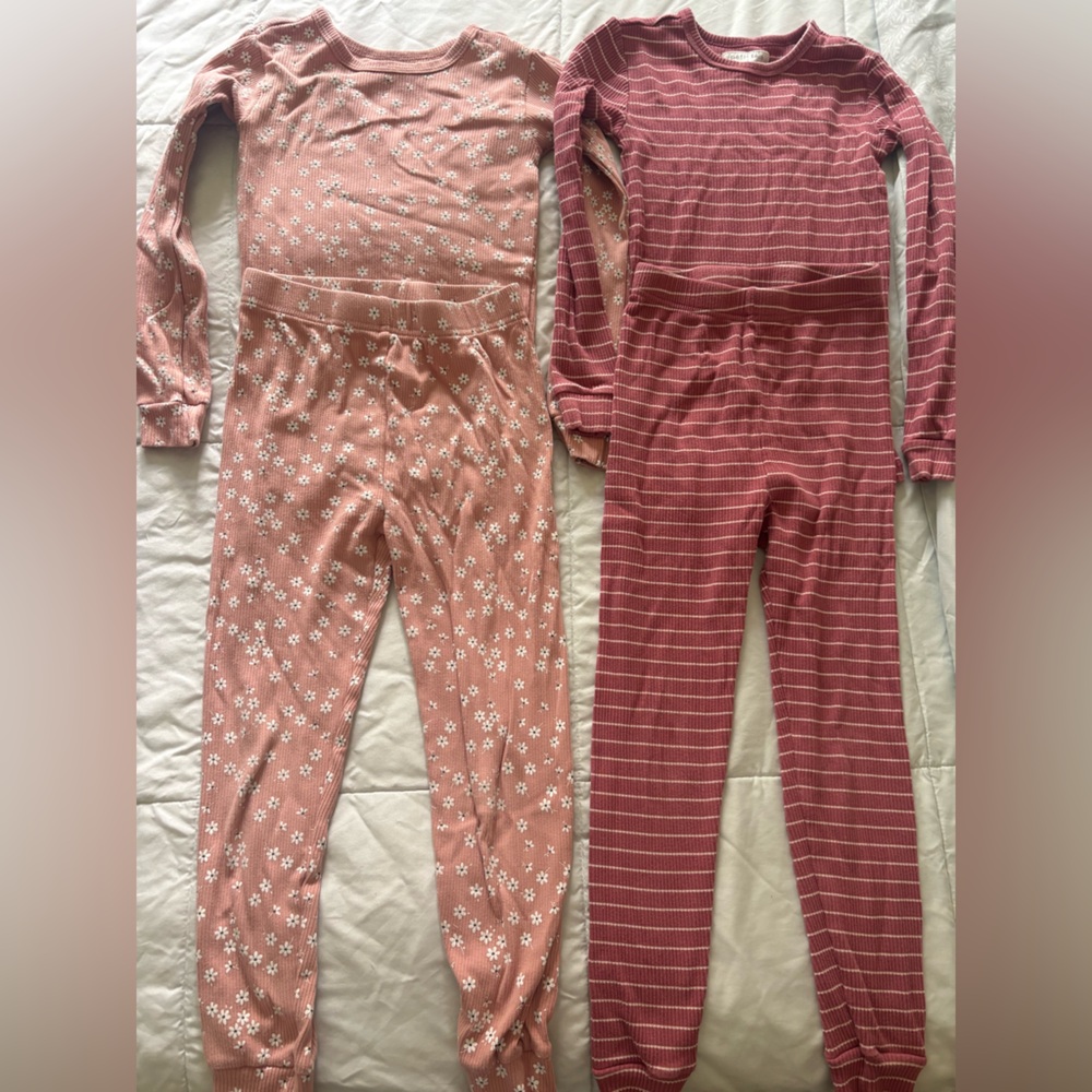 Petit Lem Coral Pajama Set